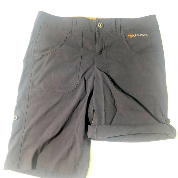 Cloudveil dark grey hiking  shorts with adjustable length (S) - Picture 1 of 9